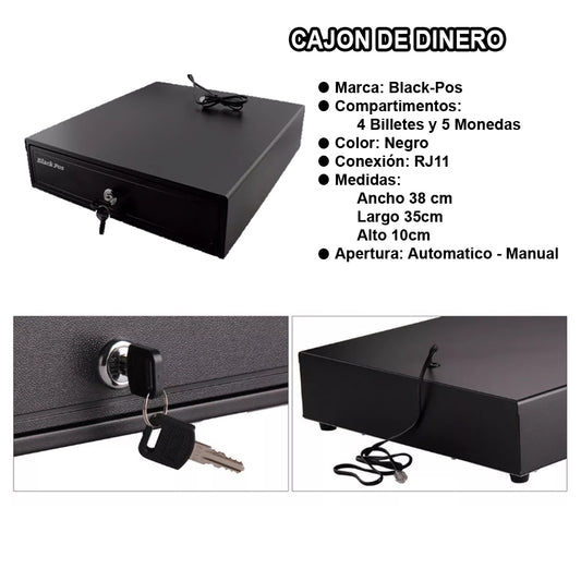 Kit Punto De Venta 8gb/240gb Etiquetadora + Cajón + Lector + Impresora + Software