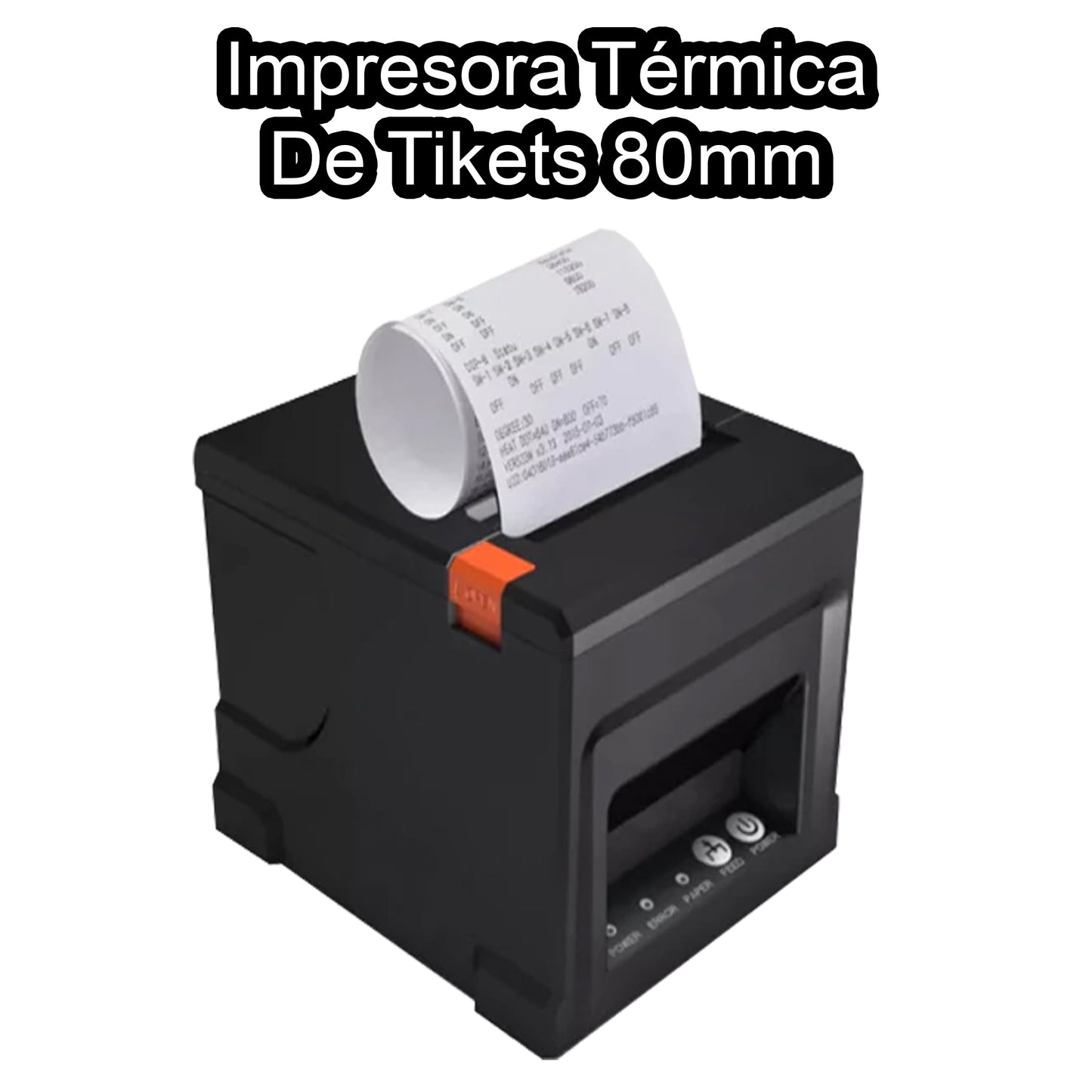 Impresora De Tickets 80mm Corte Automático USB + 2 Rollos