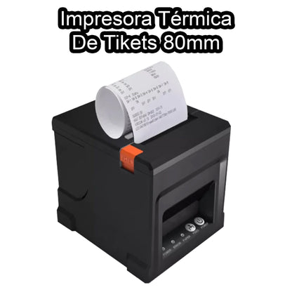 Impresora De Tickets 80mm Corte Automático USB + 2 Rollos
