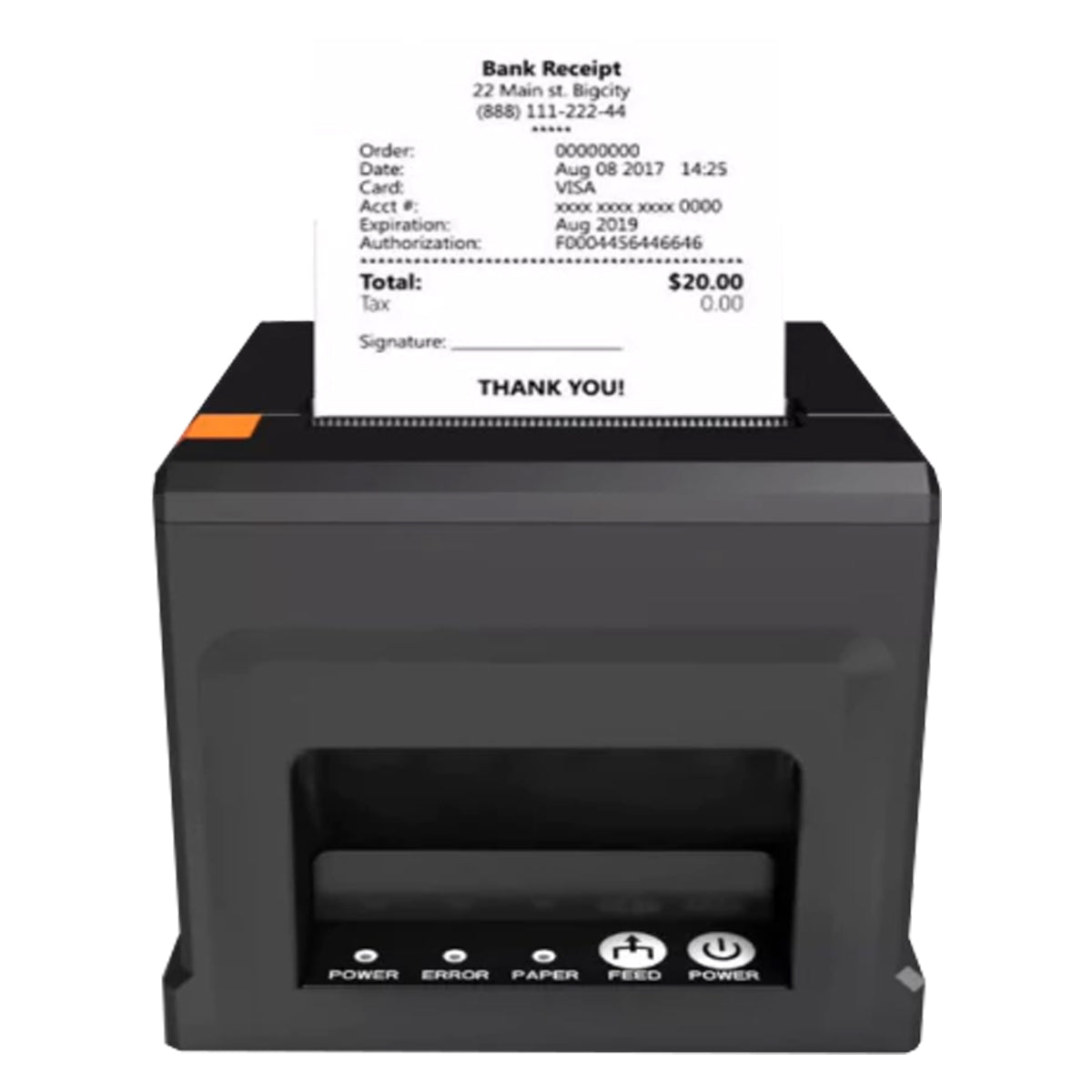 Impresora De Tickets 80mm Corte Automático USB + 2 Rollos